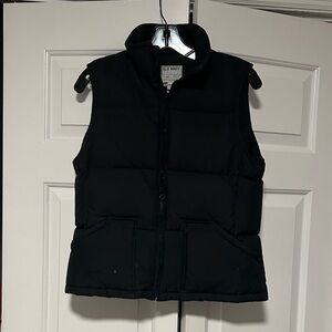 Old Navy Women's Black Puffer Vest